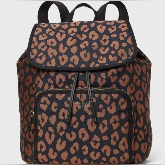 kate spade Handbags - Kate Spade Leopard Print Backpack